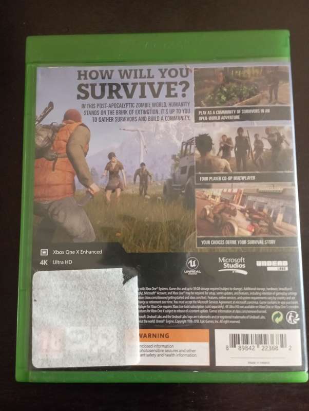 State of Decay 2 [X1]  **No Booklet**